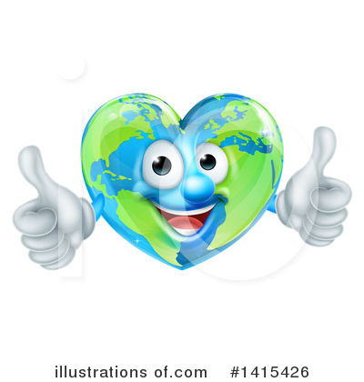 Royalty-Free (RF) Earth Clipart Illustration by AtStockIllustration - Stock Sample #1415426