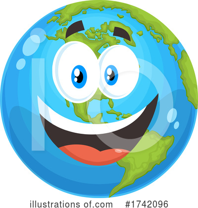 Royalty-Free (RF) Earth Clipart Illustration by Hit Toon - Stock Sample #1742096
