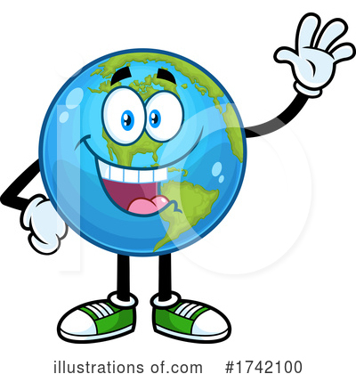 Royalty-Free (RF) Earth Clipart Illustration by Hit Toon - Stock Sample #1742100