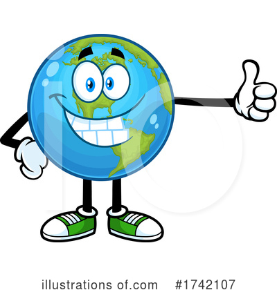 Royalty-Free (RF) Earth Clipart Illustration by Hit Toon - Stock Sample #1742107
