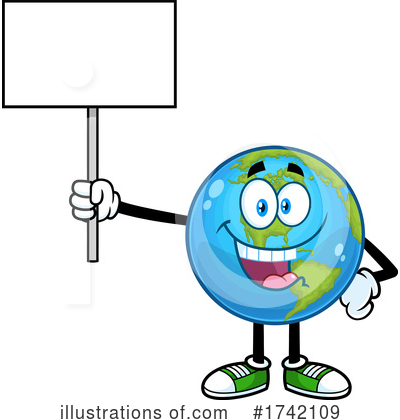 Royalty-Free (RF) Earth Clipart Illustration by Hit Toon - Stock Sample #1742109