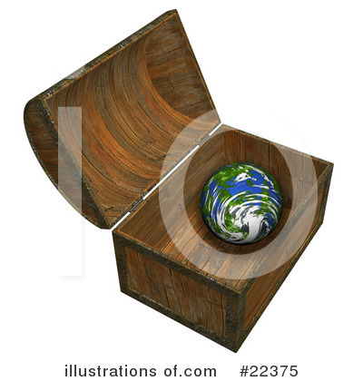 Royalty-Free (RF) Earth Clipart Illustration by KJ Pargeter - Stock Sample #22375