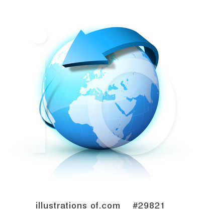 Royalty-Free (RF) Earth Clipart Illustration by beboy - Stock Sample #29821