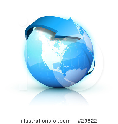Royalty-Free (RF) Earth Clipart Illustration by beboy - Stock Sample #29822