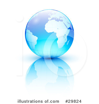 Royalty-Free (RF) Earth Clipart Illustration by beboy - Stock Sample #29824