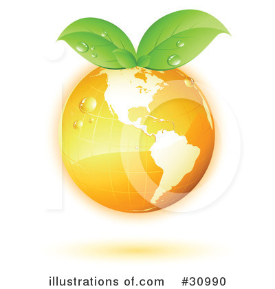 Royalty-Free (RF) Earth Clipart Illustration by beboy - Stock Sample #30990
