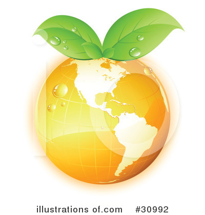Royalty-Free (RF) Earth Clipart Illustration by beboy - Stock Sample #30992