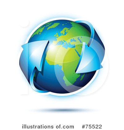 Royalty-Free (RF) Earth Clipart Illustration by beboy - Stock Sample #75522