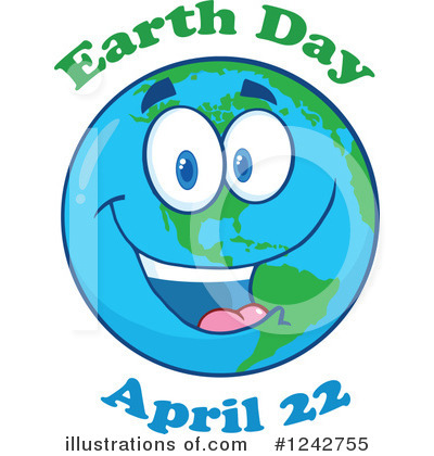 Royalty-Free (RF) Earth Day Clipart Illustration by Hit Toon - Stock Sample #1242755