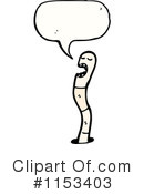 Earthworm Clipart #1153403 by lineartestpilot