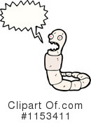 Earthworm Clipart #1153411 by lineartestpilot