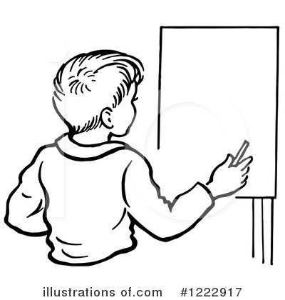 Royalty-Free (RF) Easel Clipart Illustration by Picsburg - Stock Sample #1222917