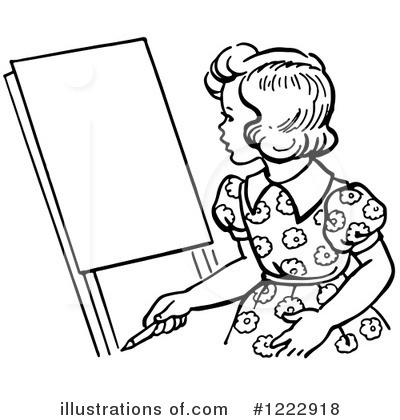 Easel Clipart #1222918 by Picsburg