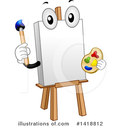 Painter Clipart #1418812 by BNP Design Studio