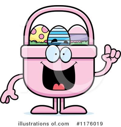 Royalty-Free (RF) Easter Basket Clipart Illustration by Cory Thoman - Stock Sample #1176019