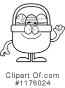 Easter Basket Clipart #1176024 by Cory Thoman