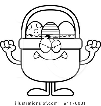 Easter Basket Clipart #1176031 by Cory Thoman