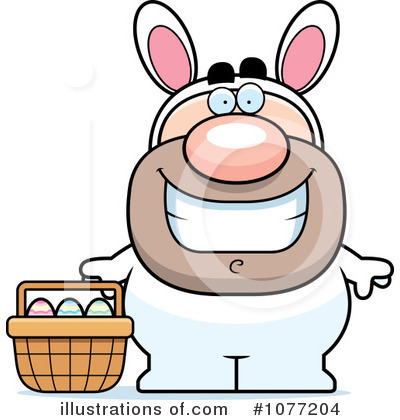 Royalty-Free (RF) Easter Bunny Clipart Illustration by Cory Thoman - Stock Sample #1077204