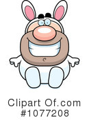 Easter Bunny Clipart #1077208 by Cory Thoman