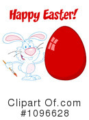 Easter Bunny Clipart #1096628 by Hit Toon