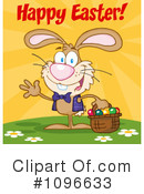 Easter Bunny Clipart #1096633 by Hit Toon