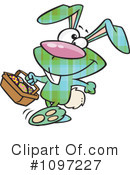 Easter Bunny Clipart #1097227 by toonaday