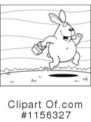 Easter Bunny Clipart #1156327 by Cory Thoman