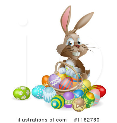 Royalty-Free (RF) Easter Bunny Clipart Illustration by AtStockIllustration - Stock Sample #1162780