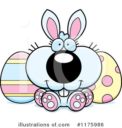 Easter Bunny Clipart #1175986 by Cory Thoman