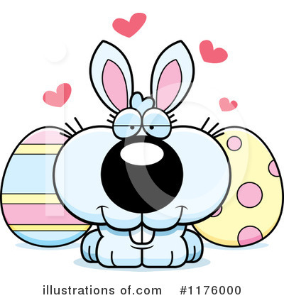 Royalty-Free (RF) Easter Bunny Clipart Illustration by Cory Thoman - Stock Sample #1176000