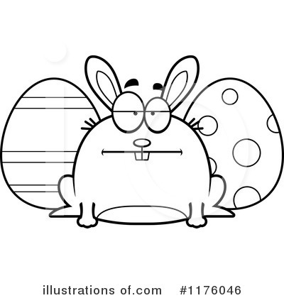Royalty-Free (RF) Easter Bunny Clipart Illustration by Cory Thoman - Stock Sample #1176046