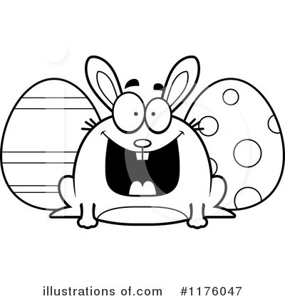 Royalty-Free (RF) Easter Bunny Clipart Illustration by Cory Thoman - Stock Sample #1176047