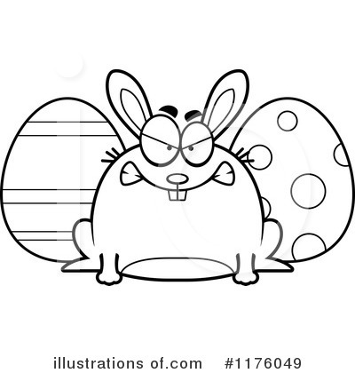 Royalty-Free (RF) Easter Bunny Clipart Illustration by Cory Thoman - Stock Sample #1176049
