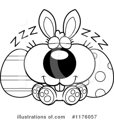 Royalty-Free (RF) Easter Bunny Clipart Illustration by Cory Thoman - Stock Sample #1176057