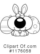 Easter Bunny Clipart #1176058 by Cory Thoman