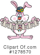 Easter Bunny Clipart #1278570 by Dennis Holmes Designs