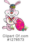 Easter Bunny Clipart #1278573 by Dennis Holmes Designs