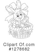 Easter Bunny Clipart #1278682 by Alex Bannykh