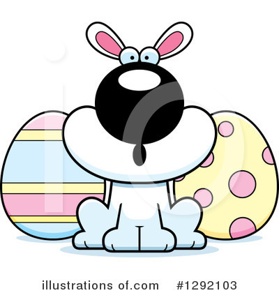Royalty-Free (RF) Easter Bunny Clipart Illustration by Cory Thoman - Stock Sample #1292103