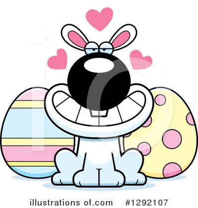 Royalty-Free (RF) Easter Bunny Clipart Illustration by Cory Thoman - Stock Sample #1292107