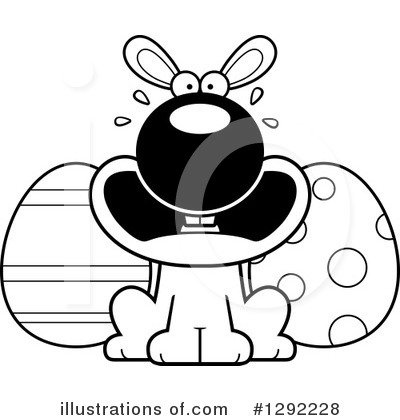 Royalty-Free (RF) Easter Bunny Clipart Illustration by Cory Thoman - Stock Sample #1292228
