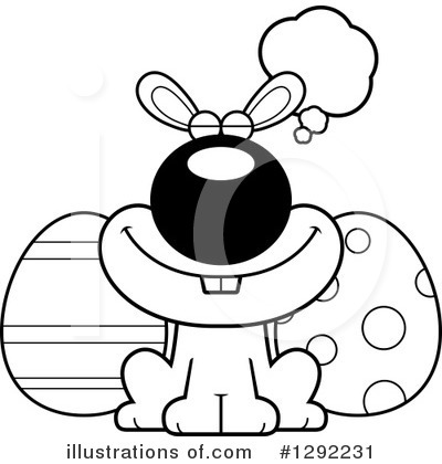 Royalty-Free (RF) Easter Bunny Clipart Illustration by Cory Thoman - Stock Sample #1292231