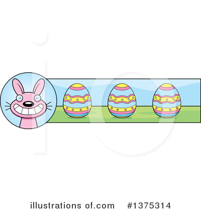 Royalty-Free (RF) Easter Bunny Clipart Illustration by Cory Thoman - Stock Sample #1375314
