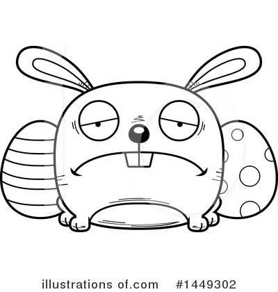 Royalty-Free (RF) Easter Bunny Clipart Illustration by Cory Thoman - Stock Sample #1449302