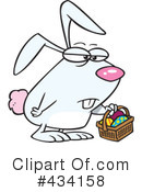 Easter Bunny Clipart #434158 by toonaday