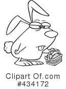 Easter Bunny Clipart #434172 by toonaday