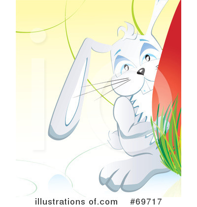 Royalty-Free (RF) Easter Bunny Clipart Illustration by MilsiArt - Stock Sample #69717