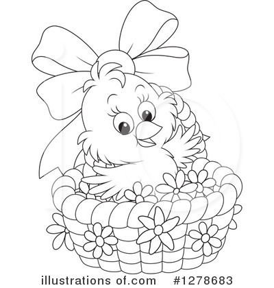 Royalty-Free (RF) Easter Chick Clipart Illustration by Alex Bannykh - Stock Sample #1278683