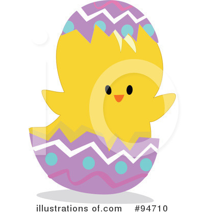 Royalty-Free (RF) Easter Chick Clipart Illustration by peachidesigns - Stock Sample #94710