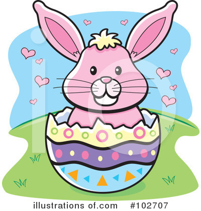 Royalty-Free (RF) Easter Clipart Illustration by Cory Thoman - Stock Sample #102707
